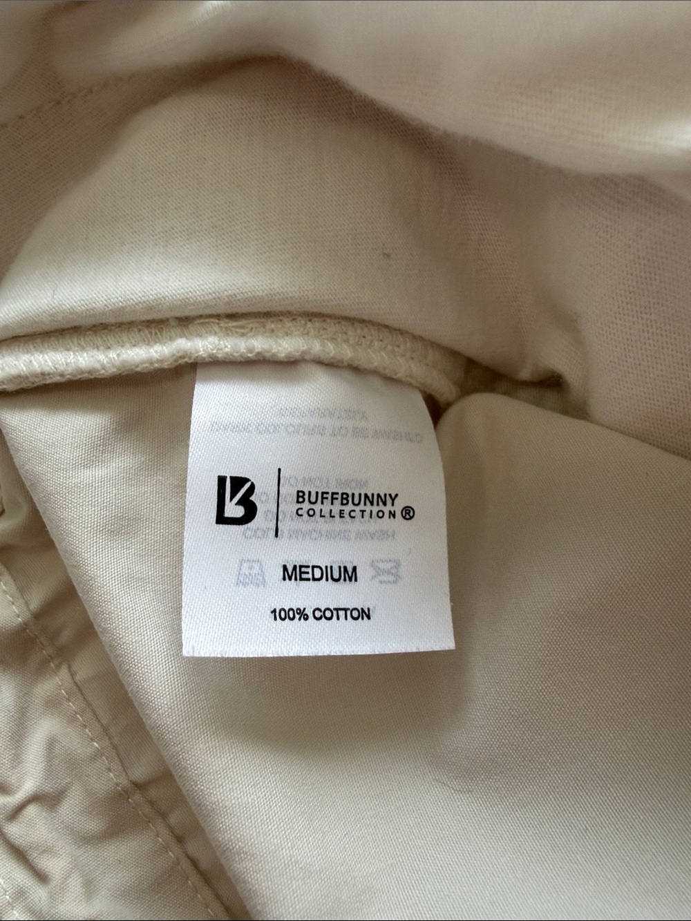 Buffbunny Cargo Pants Medium Adventure Womens Bone White Pockets Casual Fall - Picture 7 of 7